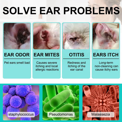 Pet Ear Wax Cleaner Non-Irritating